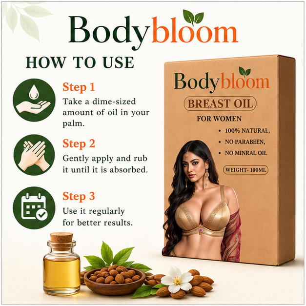 Chest Massage oil For Girls,Women